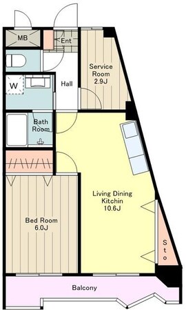 センチュリー日野台の物件間取画像
